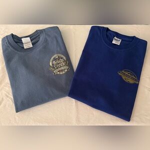 Jackson Hole Brewery Shirt Set - GTBC B!tch Creek & Snake River Zonker Tees - M